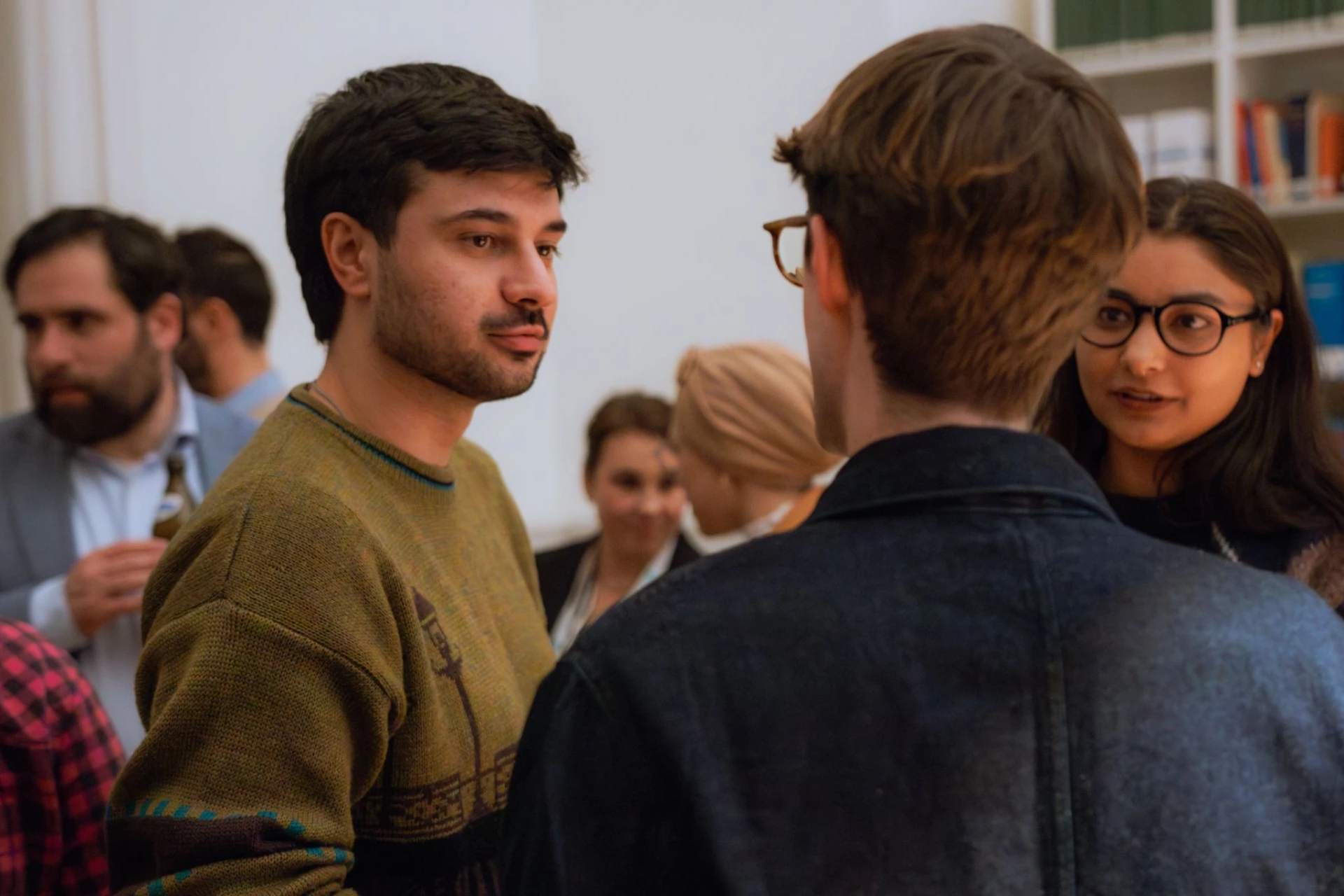 Break-time conversations between sessions at Vossius & Partner in Munich.